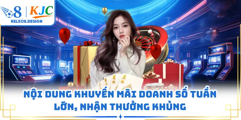 Nội dung khuyến mãi doanh số tuần lớn, nhận thưởng khủng